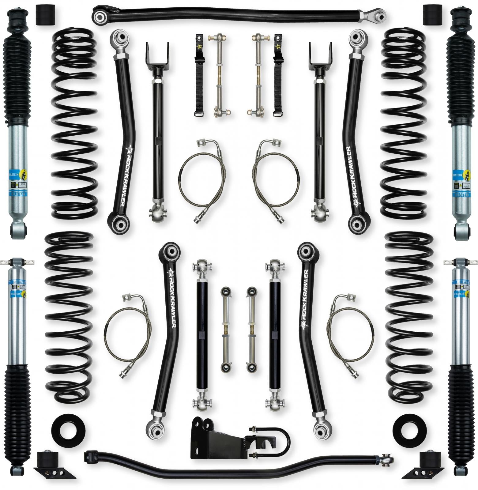 2.5 Inch X-Factor Suspension System for Jeep Wrangler JK Rock Krawler-1