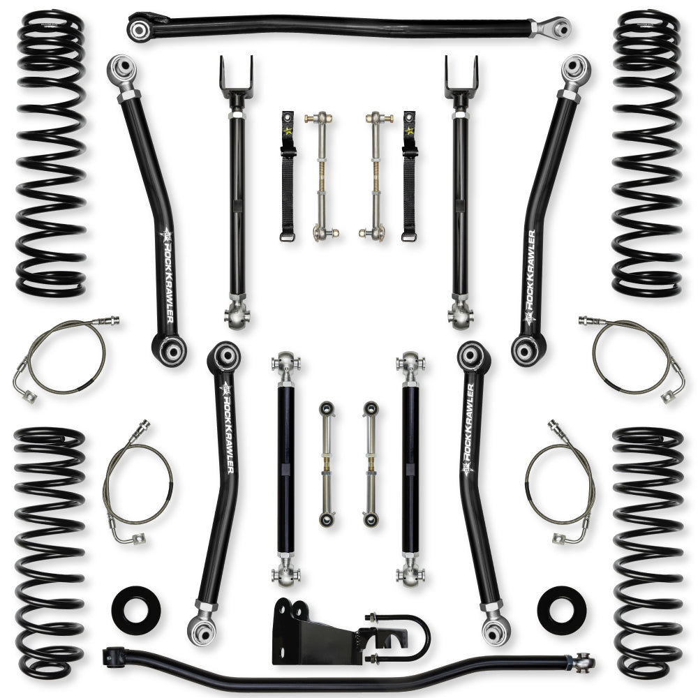2.5 Inch X-Factor Suspension System for Jeep Wrangler JKU Rock Krawler-1
