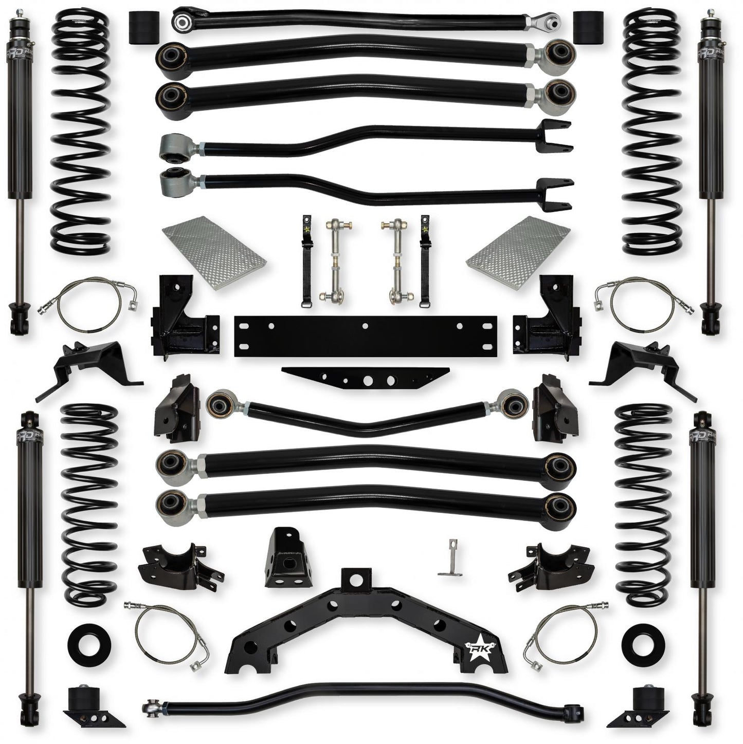 3.5 Inch Adventure X Long-Arm Suspension System for Jeep Wrangler JK Rock Krawler