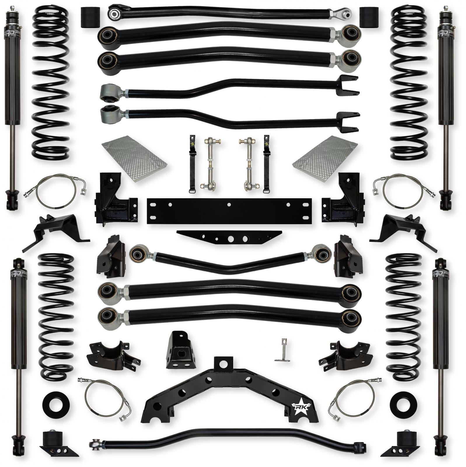 3.5 Inch Adventure X Long-Arm Suspension System for Jeep Wrangler JKU Rock Krawler