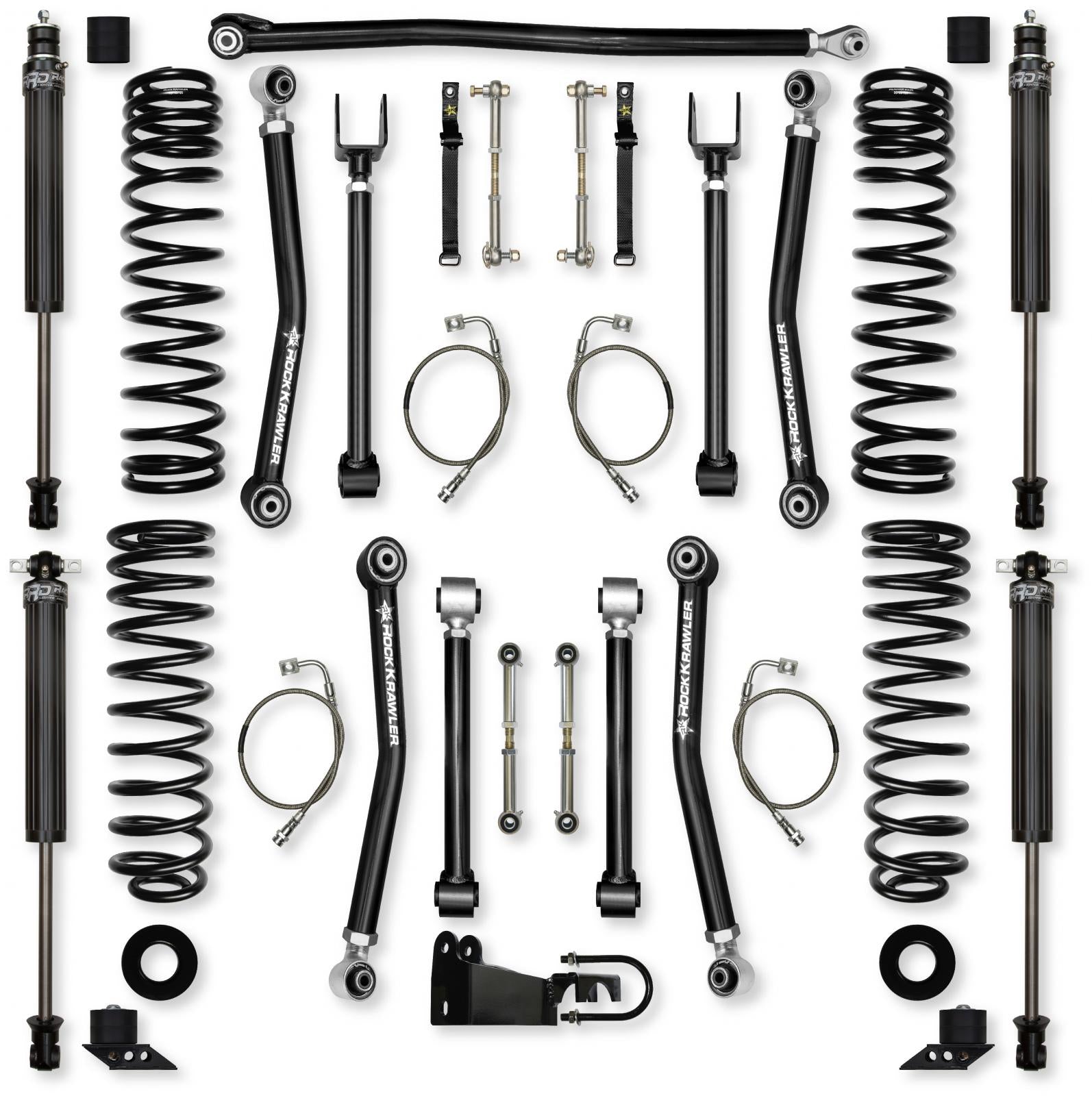 3.5 Inch Adventure X Suspension System for Jeep Wrangler JK Rock Krawler