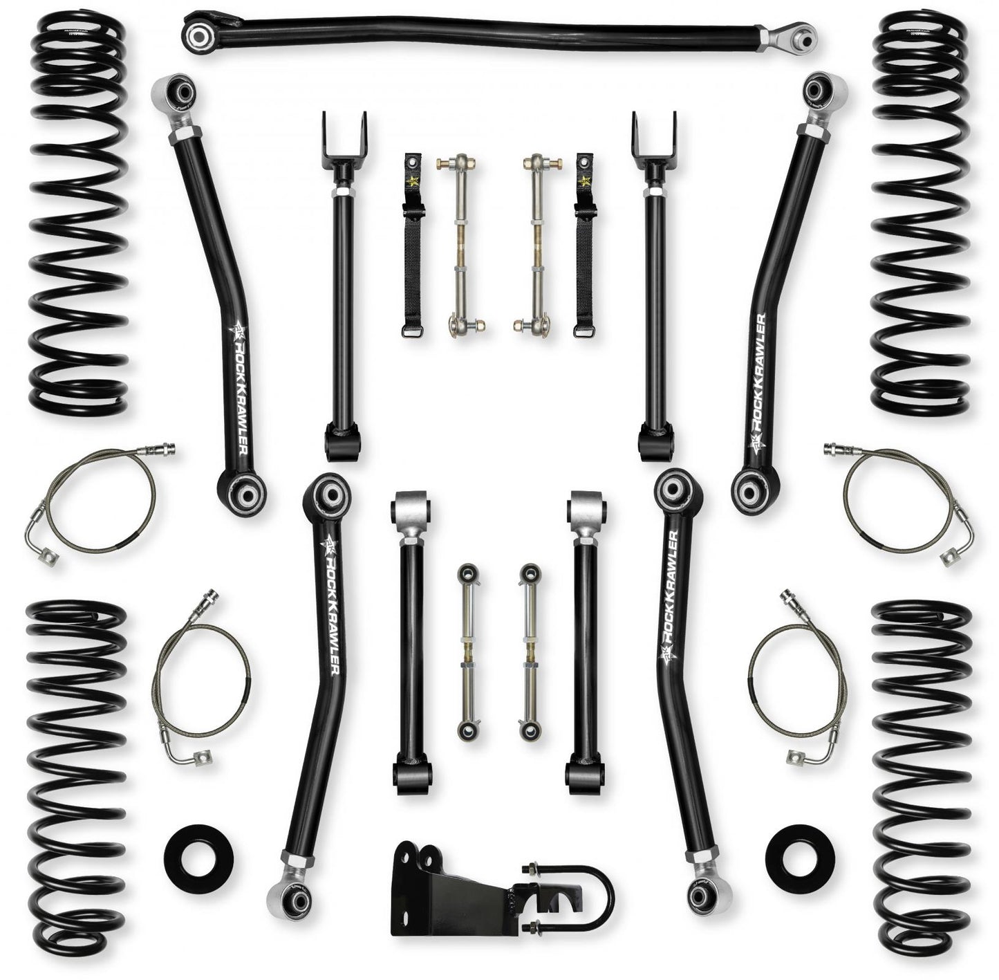 3.5 Inch Adventure X Suspension System for Jeep Wrangler JKU Rock Krawler-2