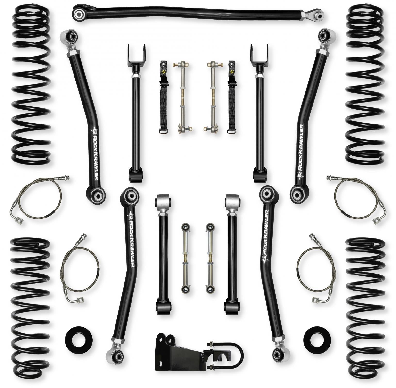 3.5 Inch Adventure X Suspension System for Jeep Wrangler JKU Rock Krawler-2