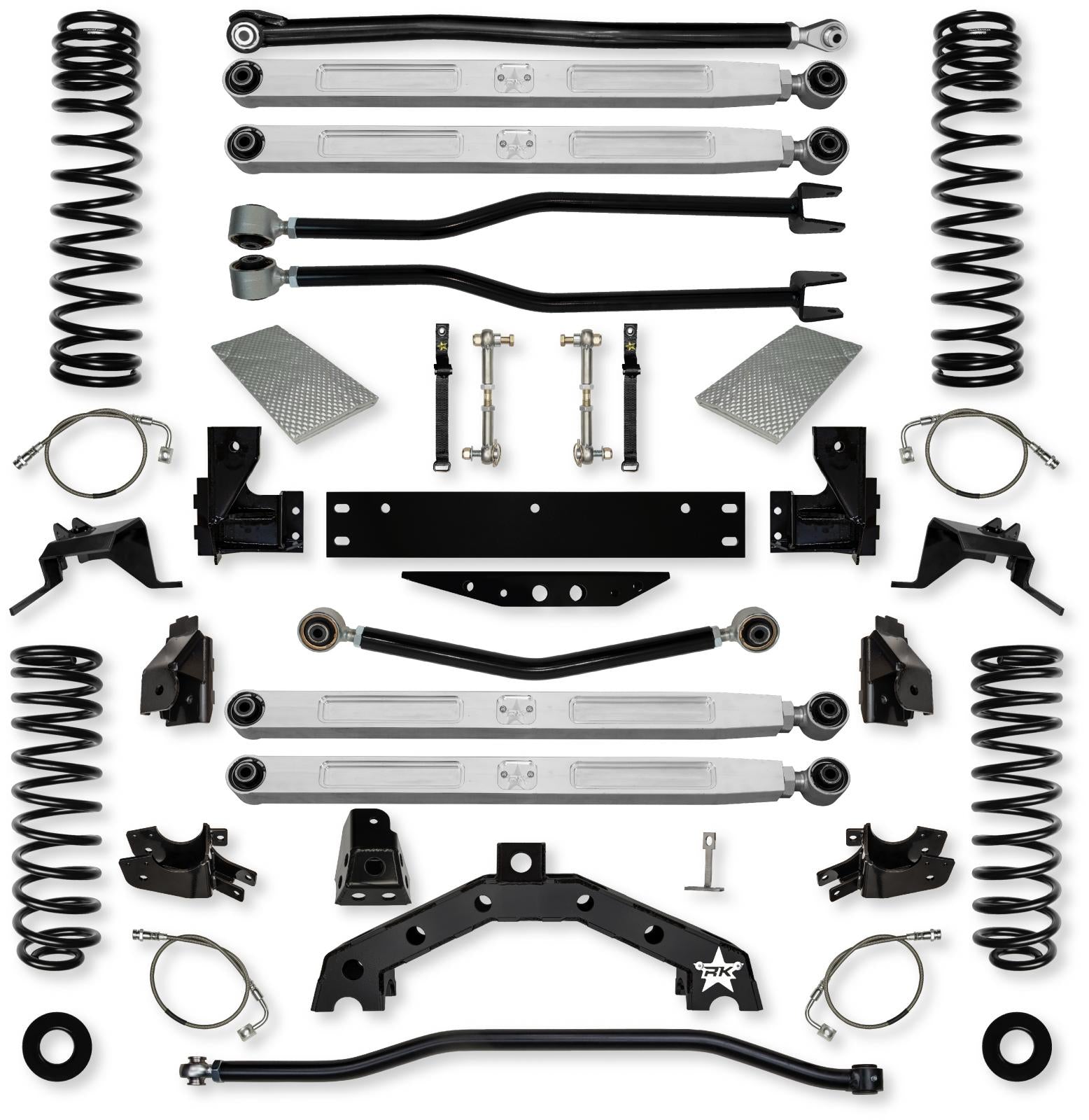 3.5 Inch Adventure X Pro Elite Long-Arm Suspension System for Jeep Wrangler JK Rock Krawler-2