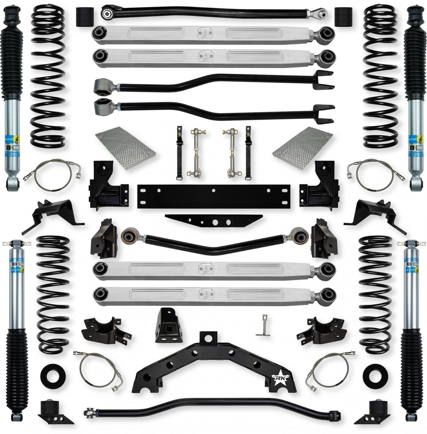 3.5 Inch Adventure X Pro Elite Long-Arm Suspension System for Jeep Wrangler JK Rock Krawler-1
