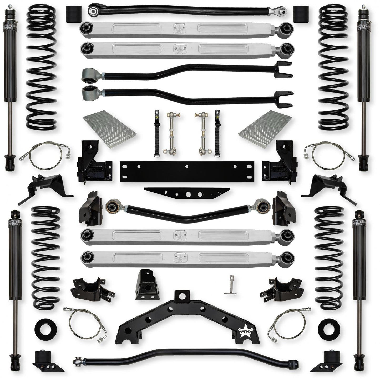 3.5 Inch Adventure X Pro Elite Long-Arm Suspension System for Jeep Wrangler JK Rock Krawler