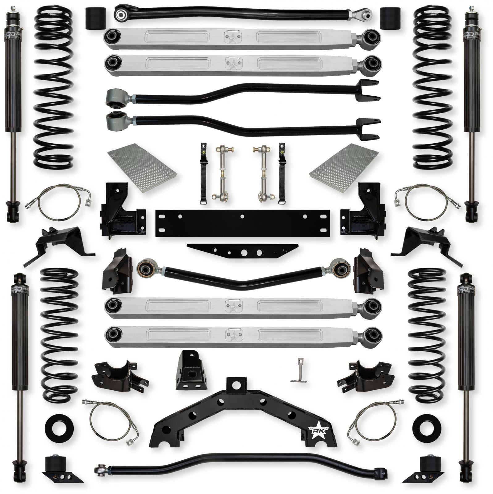 3.5 Inch Adventure X Pro Elite Long-Arm Suspension System for Jeep Wrangler JK Rock Krawler