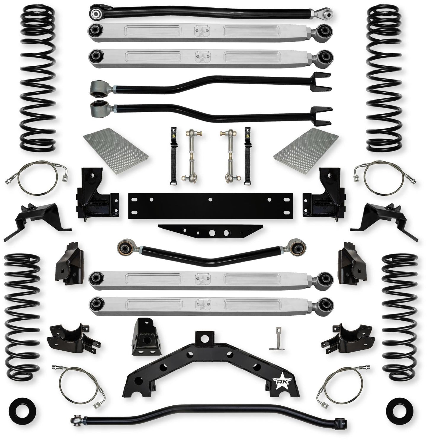 3.5 Inch Adventure X Pro Elite Long-Arm Suspension System for Jeep Wrangler JKU Rock Krawler-2