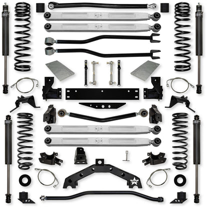 3.5 Inch Adventure X Pro Elite Long-Arm Suspension System for Jeep Wrangler JKU Rock Krawler