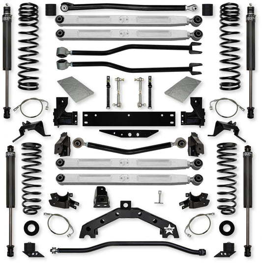 3.5 Inch Adventure X Pro Elite Long-Arm Suspension System for Jeep Wrangler JKU Rock Krawler