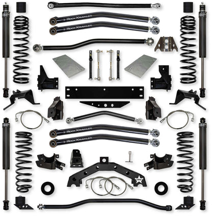 3.5 Inch X Factor X2 Long-Arm System for Jeep Wrangler Jk Rock Krawler