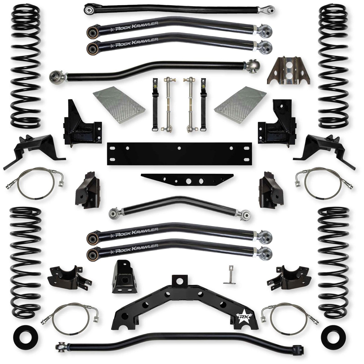 3.5 Inch X Factor X2 Long-Arm Suspension System for Jeep Wrangler JKU Rock Krawler-2