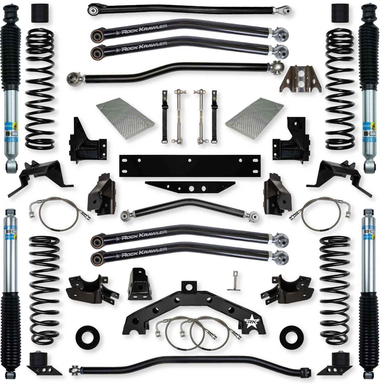 3.5 Inch X Factor X2 Long-Arm Suspension System for Jeep Wrangler JKU Rock Krawler-1