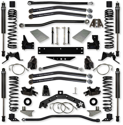 3.5 Inch X Factor X2 6 Inch Stretch Long-Arm Suspension System For Jeep Wrangler JK Rock Krawler