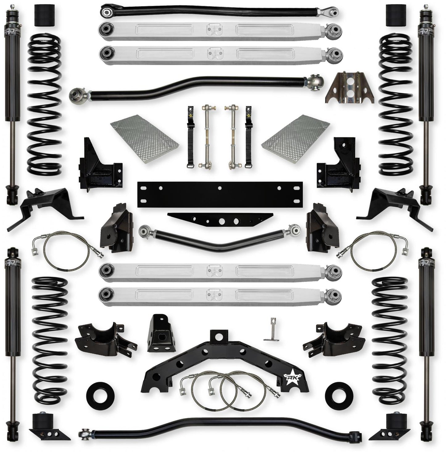 3.5 Inch X Factor X2 Pro Elite Long-Arm Suspension System for Jeep Wrangler JK Rock Krawler