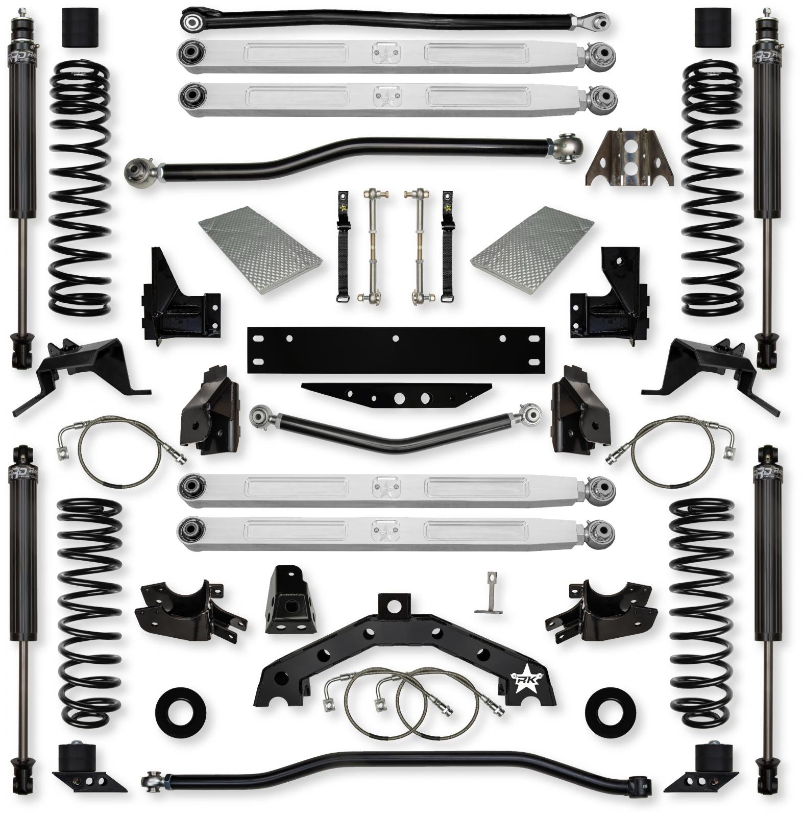 3.5 Inch X Factor X2 Pro Elite Long-Arm Suspension System for Jeep Wrangler JK Rock Krawler