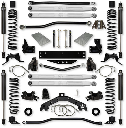 3.5 Inch X Factor X2 Pro Elite Long-Arm Suspension System for Jeep Wrangler JK Rock Krawler