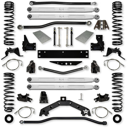 3.5 Inch X Factor X2 Pro Elite Long-Arm Suspension System for Jeep Wrangler JKU Rock Krawler-2