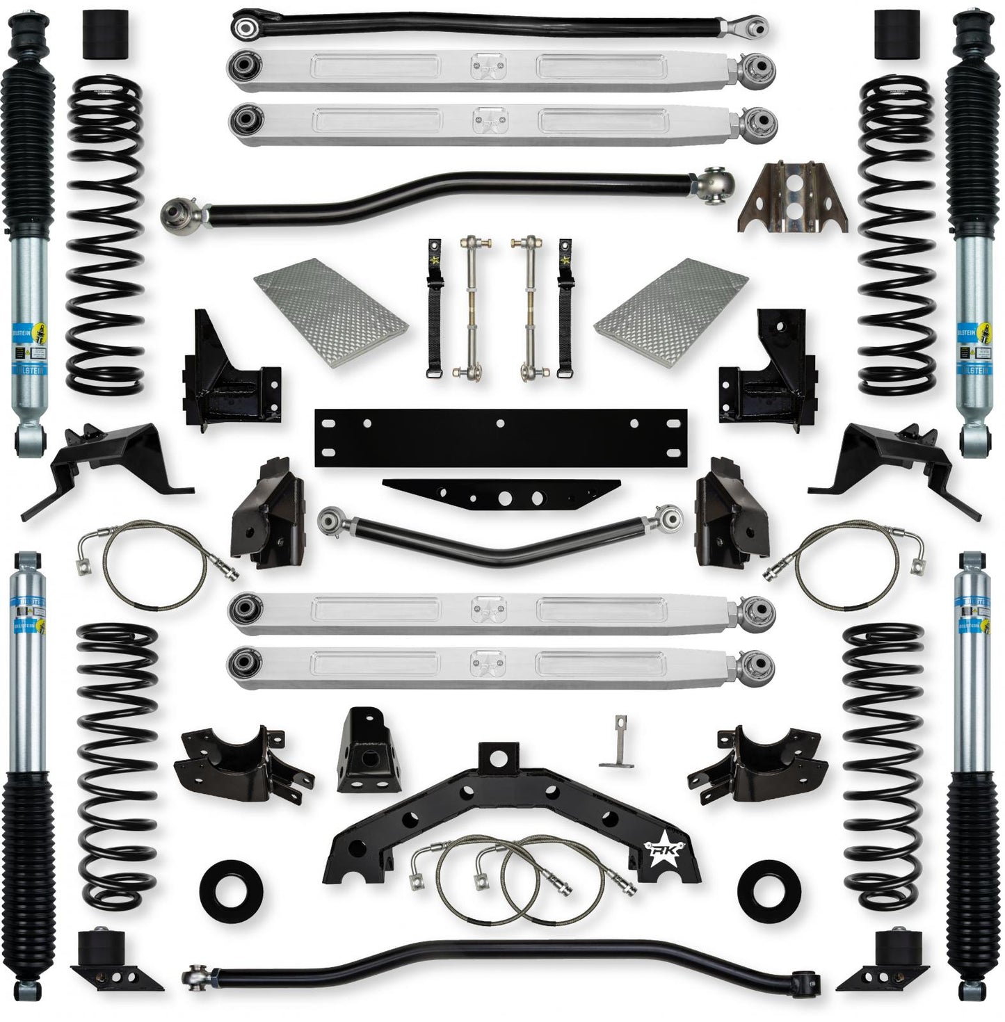 3.5 Inch X Factor X2 Pro Elite Long-Arm Suspension System for Jeep Wrangler JKU Rock Krawler-1