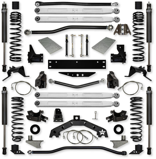 3.5 Inch X Factor X2 Pro Elite 6 Inch Stretch Long-Arm Suspension System For Jeep Wrangler JK Rock Krawler