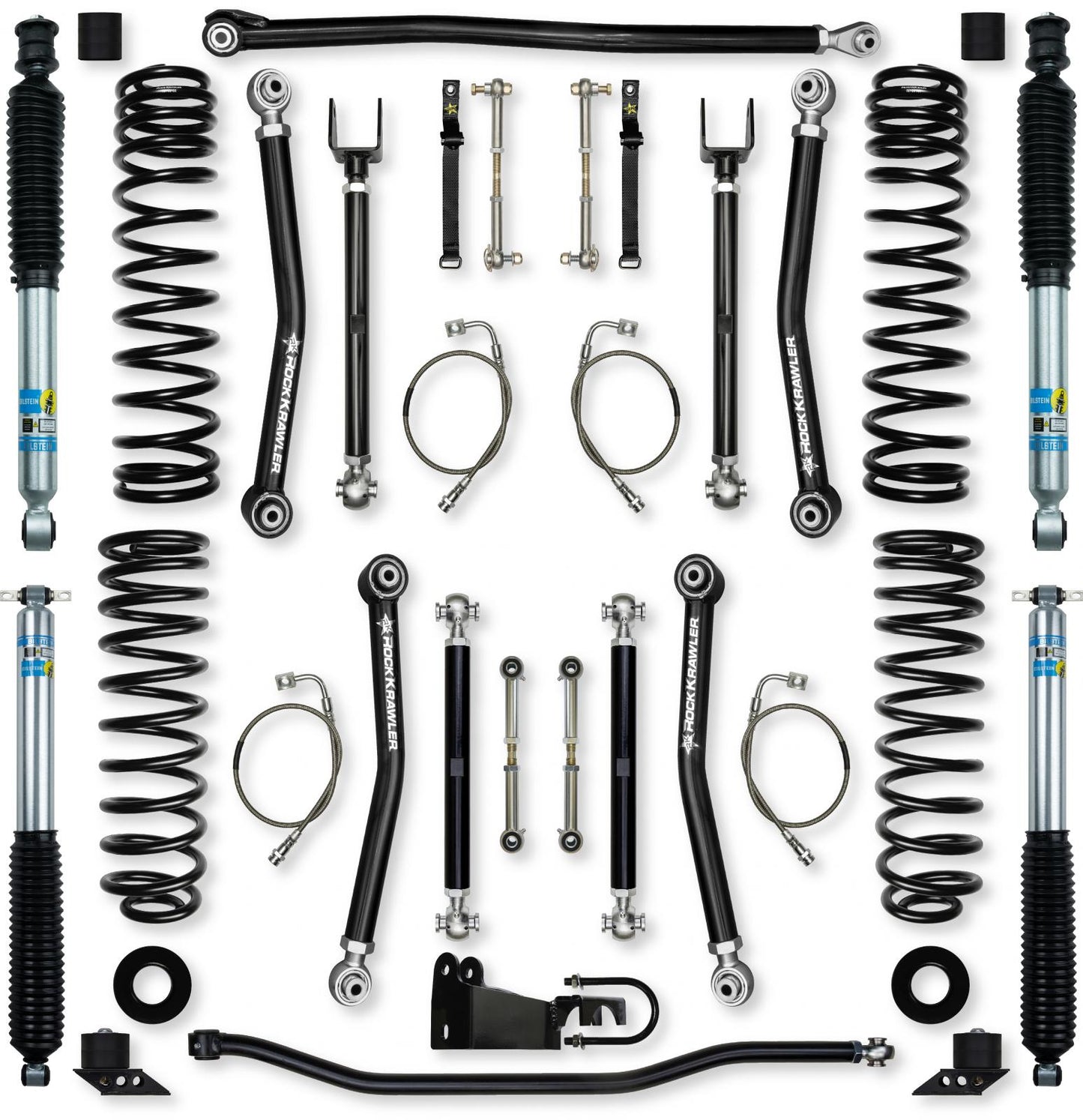 3.5 Inch X-Factor Suspension System for Jeep Wrangler JK Rock Krawler-1
