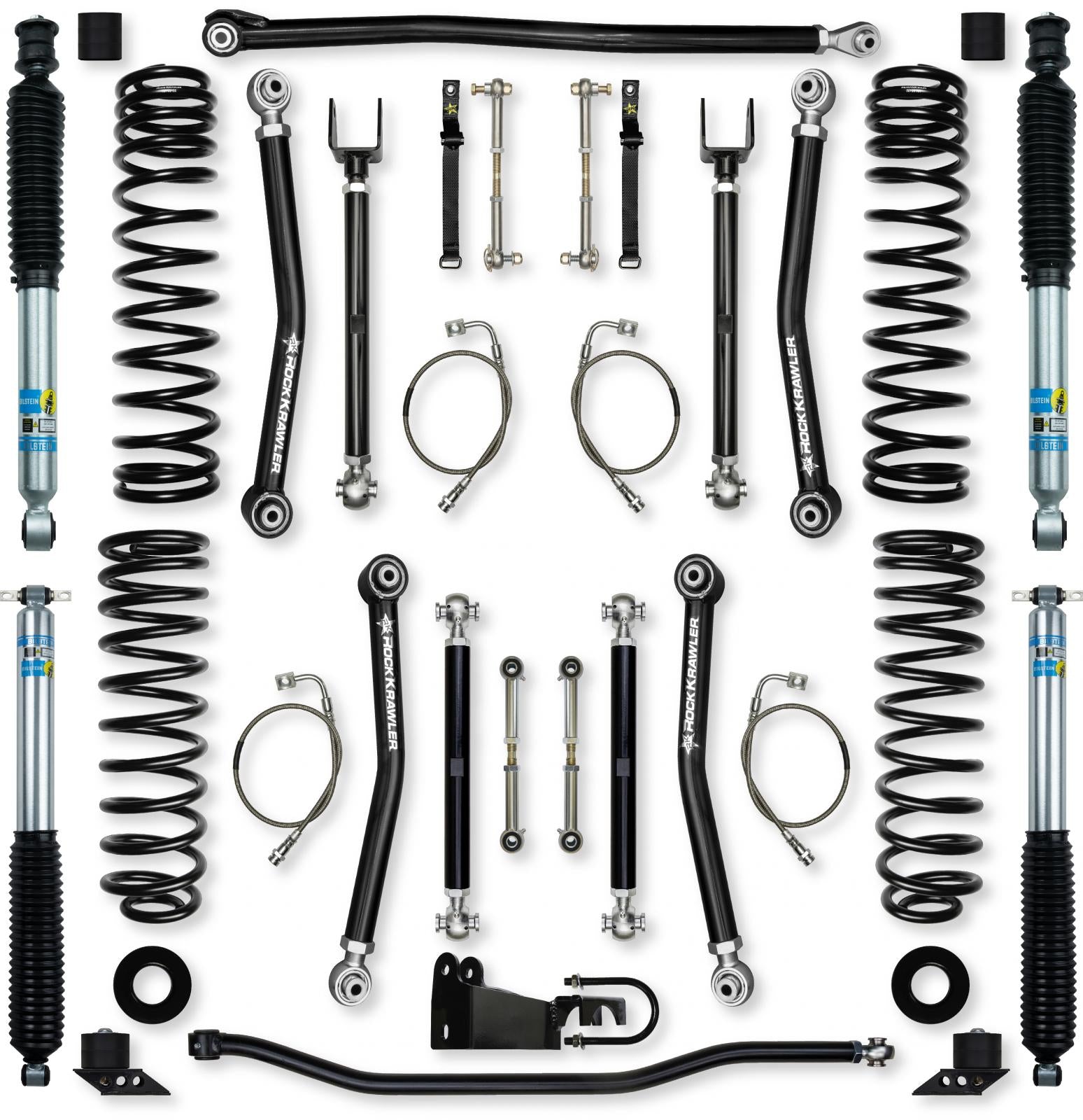 3.5 Inch X-Factor Suspension System for Jeep Wrangler JK Rock Krawler-1