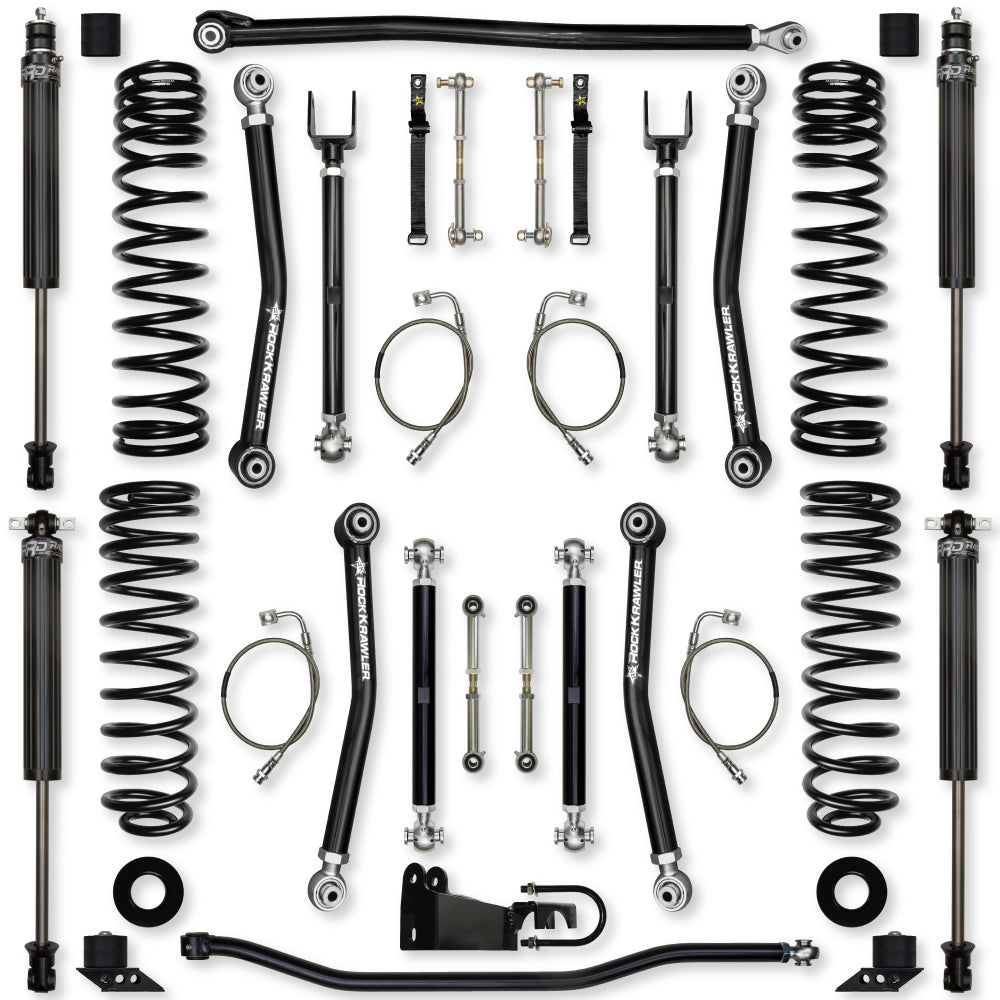 3.5 Inch X-Factor Suspension System for Jeep Wrangler JK Rock Krawler