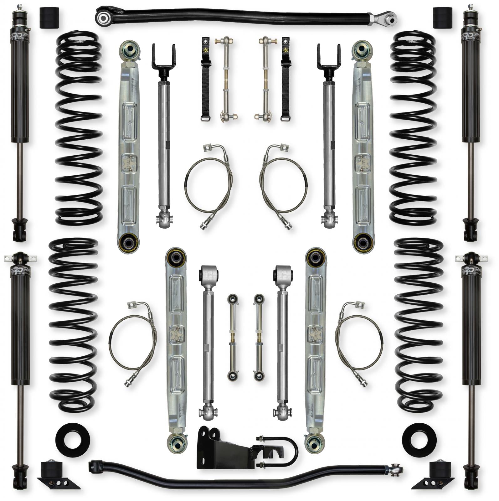 3.5 Inch X-Factor Pro Elite Suspension System for Jeep Wrangler JK Rock Krawler