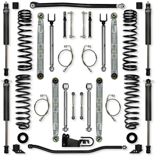 3.5 Inch X-Factor Pro Elite Suspension System for Jeep Wrangler JKU Rock Krawler