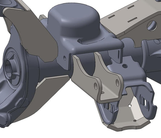 JK Front Axle Shock Mounts Artec Industries