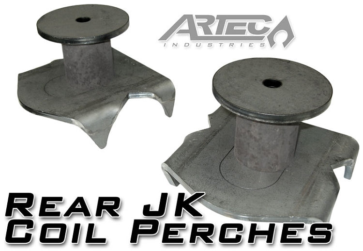 Rear JK Coil Perches And Retainers Pair Artec Industries