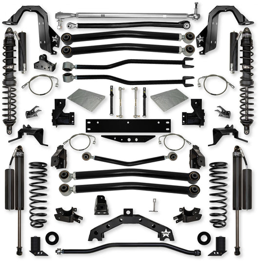 4.5 Inch Adventure X2 Coilover Long-Arm Suspension System For Jeep Wrangler JK Comp Stage 1 Rock Krawler