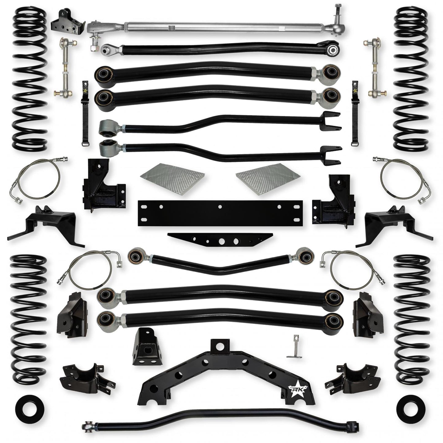 4.5 Inch Adventure X2 Long-Arm Suspension System For Jeep Wrangler JKU Rock Krawler-1