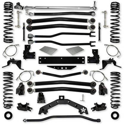 4.5 Inch Adventure X2 Long-Arm Suspension System For Jeep Wrangler JKU Rock Krawler-1
