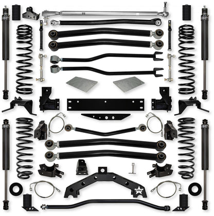 4.5 Inch Adventure X2 Long-Arm Suspension System For Jeep Wrangler JKU Rock Krawler