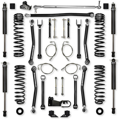 4.5 Inch Adventure X Mid-Arm Suspension System for Jeep Wrangler JKU Rock Krawler