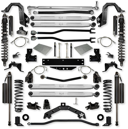 4.5 Inch Adventure X2 Pro Elite Long-Arm Suspension System For Jeep Wrangler JK Stage 2 Rock Krawler