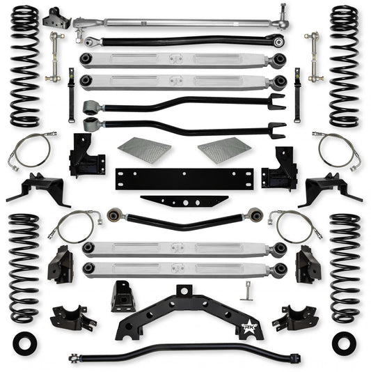 4.5 Inch Adventure X2 Pro Elite Long-Arm Suspension System For Jeep Wrangler JKU Rock Krawler-1