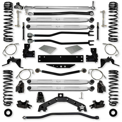 4.5 Inch Adventure X2 Pro Elite Long-Arm Suspension System For Jeep Wrangler JKU Rock Krawler-1
