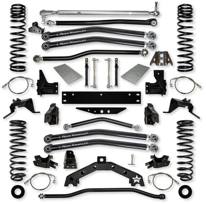 4.5 Inch X-Factor X2 Long-Arm Suspension System for Jeep Wrangler JK Rock Krawler-1