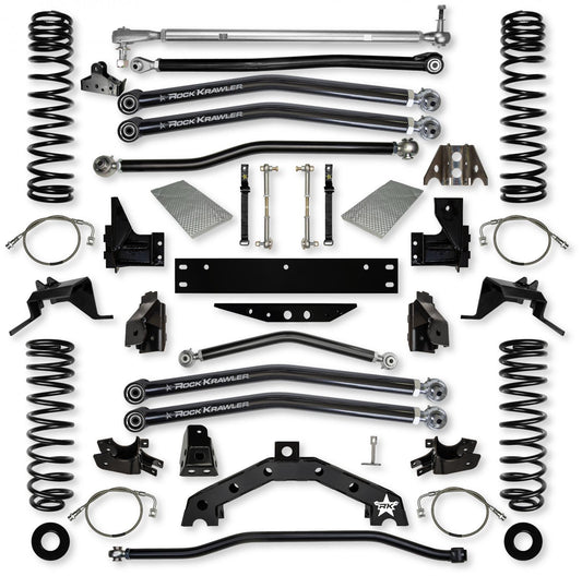 4.5 Inch X-Factor X2 Long-Arm Suspension System for Jeep Wrangler JK Rock Krawler-1