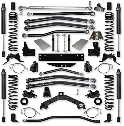 4.5 Inch X-Factor X2 Long-Arm Suspension System for Jeep Wrangler JK Rock Krawler