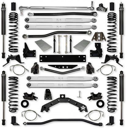 4.5 Inch X-Factor X2 Pro Elite Long-Arm Suspension System for Jeep Wrangler JKU Rock Krawler