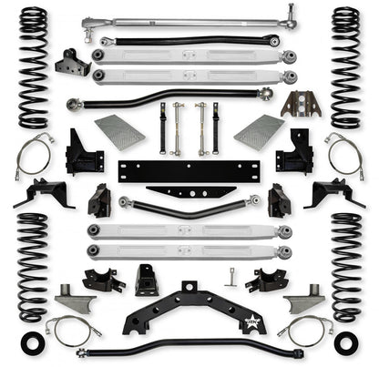 4.5 Inch X Factor X2 Pro Elite 6 Inch Stretch Long-Arm Suspension System For Jeep Wrangler JK Rock Krawler-1