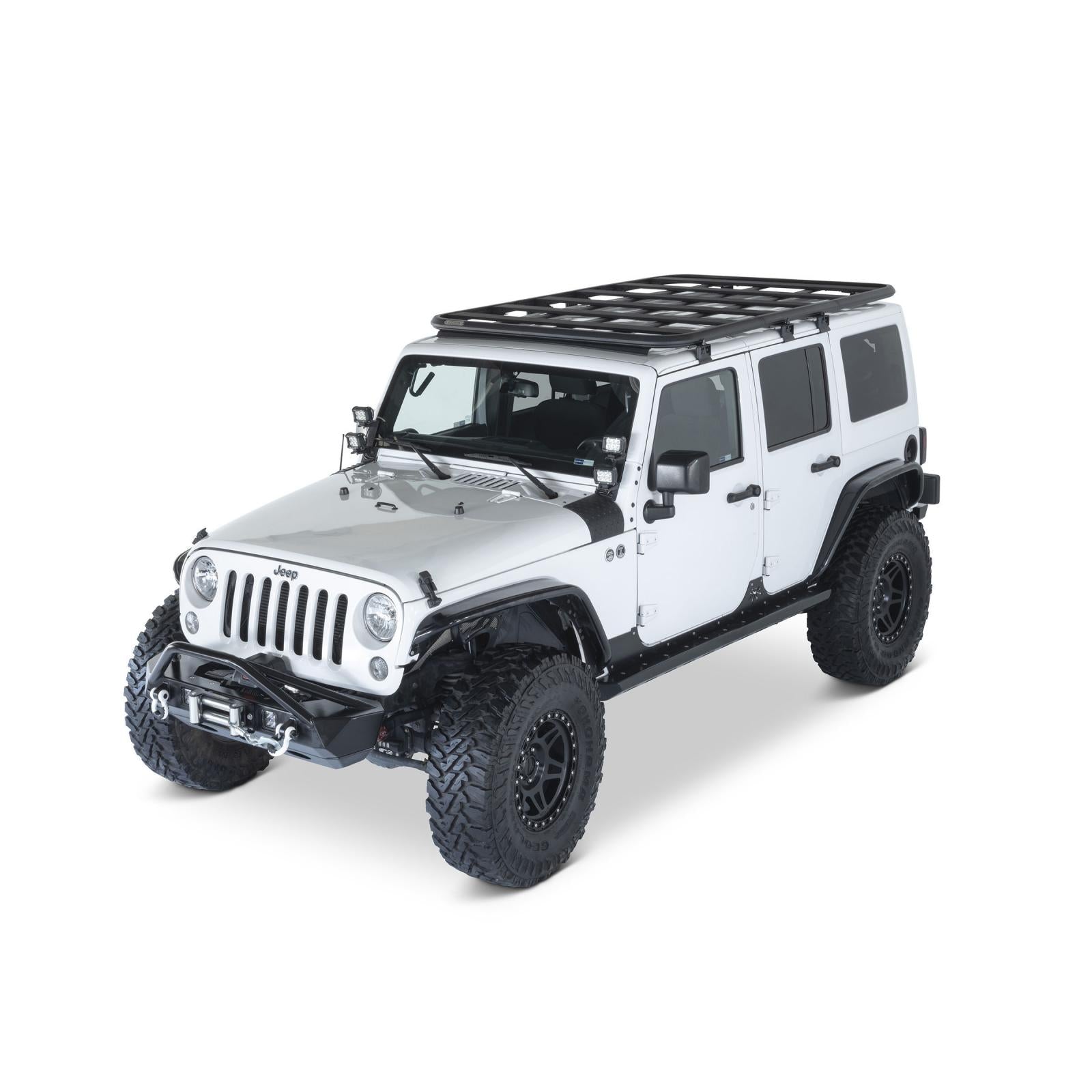 Defender Platform Rack Kit 2007-2018 Jeep Wrangler 4 Door Smittybilt
