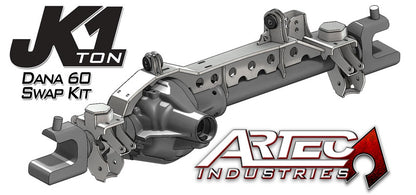 JK 1 Ton Front Dana 60 Swap Kit Artec Industries-5