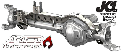 JK 1 Ton Superduty 99-04 Front Dana 60 Swap Kit Artec Industries-4