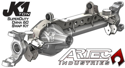 JK 1 Ton Superduty 99-04 Front Dana 60 Swap Kit Artec Industries-5