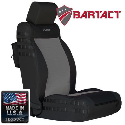 Jeep JK Seat Covers Front 07-10 Wrangler JK/JKU Tactical Series SRS Air Bag Compliant Bartact-1