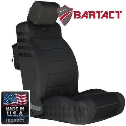 Jeep JK Seat Covers Front 11-12 Wrangler JK 2/4 Door Tactical Series SRS Air Bag Compliant Bartact-2